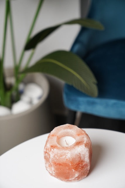 pink Himalayan candle