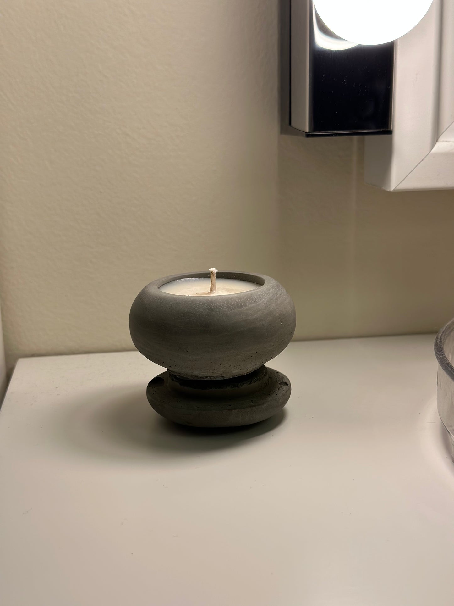 stone candle