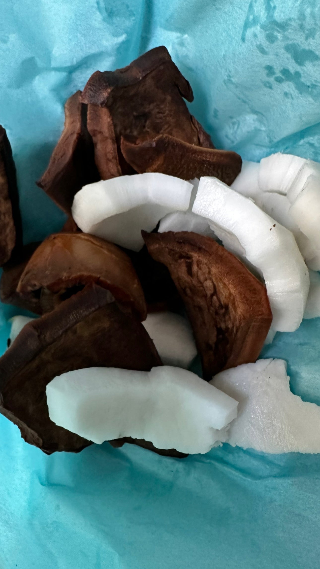 EDIBLE coconut cuts