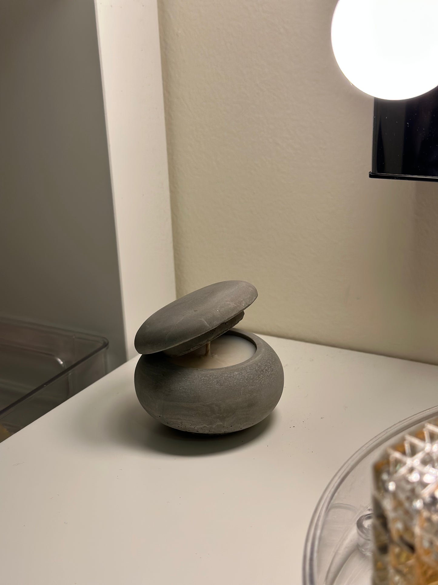 stone candle